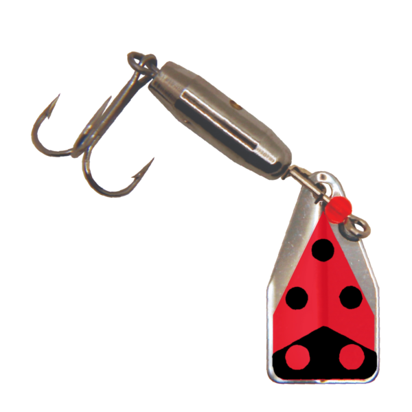 Stream-A-Lure  |  Neo Red w/ Black Dots