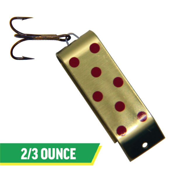 Spin-A-Lure | Gold with Red Dots - Image 4