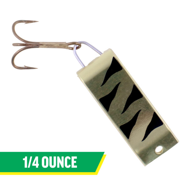 Spin-A-Lure  |  Goldback with Black Stripes - Image 2